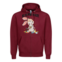 So Hoppin Boujee Easter Bunny  Belt Bag Ins Zipper Hoodie | Teevron