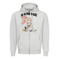 Dove Grey so hoppin boujee easter bunny  belt bag ins Zipper Hoodie - MaliasSmallBusiness