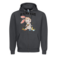 Smoke so hoppin boujee easter bunny  belt bag ins Zipper Hoodie - MaliasSmallBusiness