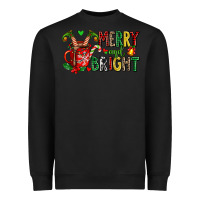 Black merry and bright Heavyweight Sweatshirt - AdoDesignShop