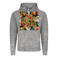 Cloud Rock christmas leopard chicken Vintage Hoodie - FaDigitalArtStudio