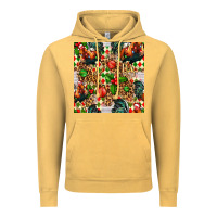 Vintage Mustard christmas leopard chicken Vintage Hoodie - FaDigitalArtStudio