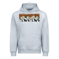 Heather Grey cowhide leopard daisies Urban Hoodie - TumblerDesignByShophia