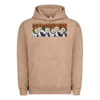 Pigment Burro cowhide leopard daisies Urban Hoodie - TumblerDesignByShophia