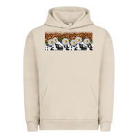 Pigment French Oak cowhide leopard daisies Urban Hoodie - TumblerDesignByShophia