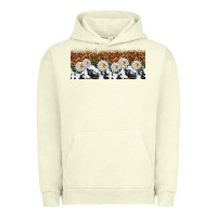 Pigment Pistachio cowhide leopard daisies Urban Hoodie - TumblerDesignByShophia