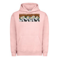 Pigment Salmon cowhide leopard daisies Urban Hoodie - TumblerDesignByShophia