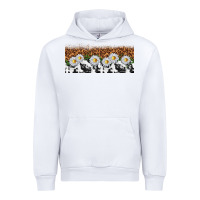 White cowhide leopard daisies Urban Hoodie - TumblerDesignByShophia