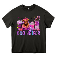 Asphalt Halloween boo Heifer coffee cups Heavy Core Tee - RanaPortraitStore