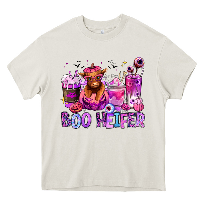 Halloween Boo Heifer Coffee Cups Heavy Core Tee by RanaPortraitStore | Teevron