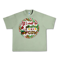 Oil Green Christmas all i want for christmas is a cow Urban Heavy Tee - Artiststas