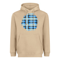 Mushroom Winter Tartan Patch Heavyweight Hoodie - BundleAndBundleShop