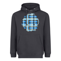 Smoke Winter Tartan Patch Heavyweight Hoodie - BundleAndBundleShop