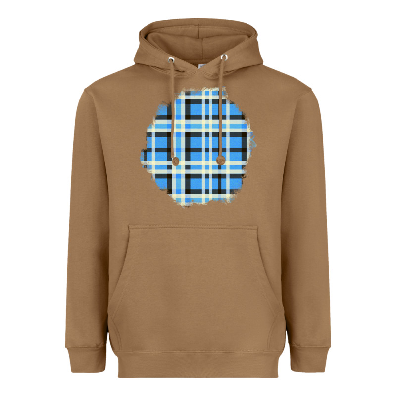 Winter Tartan Patch Heavyweight Hoodie by BundleAndBundleShop | Teevron