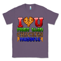 Lavender i love you more than chicken nuggets Classic Tee - AdoDesignShop