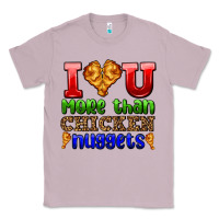 Lilac i love you more than chicken nuggets Classic Tee - AdoDesignShop