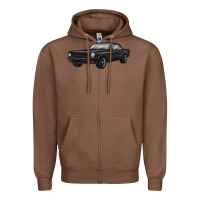 Chestnut classic car Zipper Hoodie - MaliasSmallBusiness