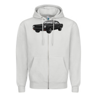 Dove Grey classic car Zipper Hoodie - MaliasSmallBusiness