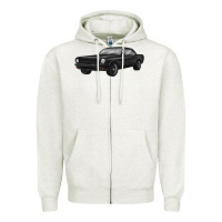 Oatmeal Heather classic car Zipper Hoodie - MaliasSmallBusiness