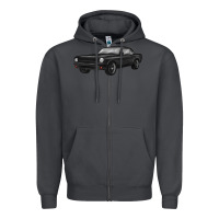 Smoke classic car Zipper Hoodie - MaliasSmallBusiness