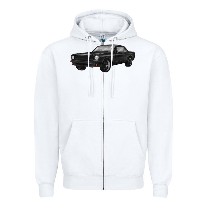 Classic Car Zipper Hoodie by MaliasSmallBusiness | Teevron