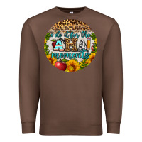 Chestnut i do it for the aha moments round earring Premium Sweatshirt - BundleAndBundleShop