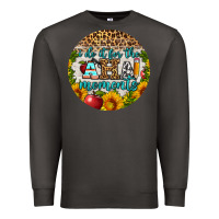 Smoke i do it for the aha moments round earring Premium Sweatshirt - BundleAndBundleShop