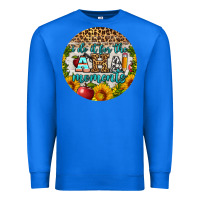 True Royal i do it for the aha moments round earring Premium Sweatshirt - BundleAndBundleShop