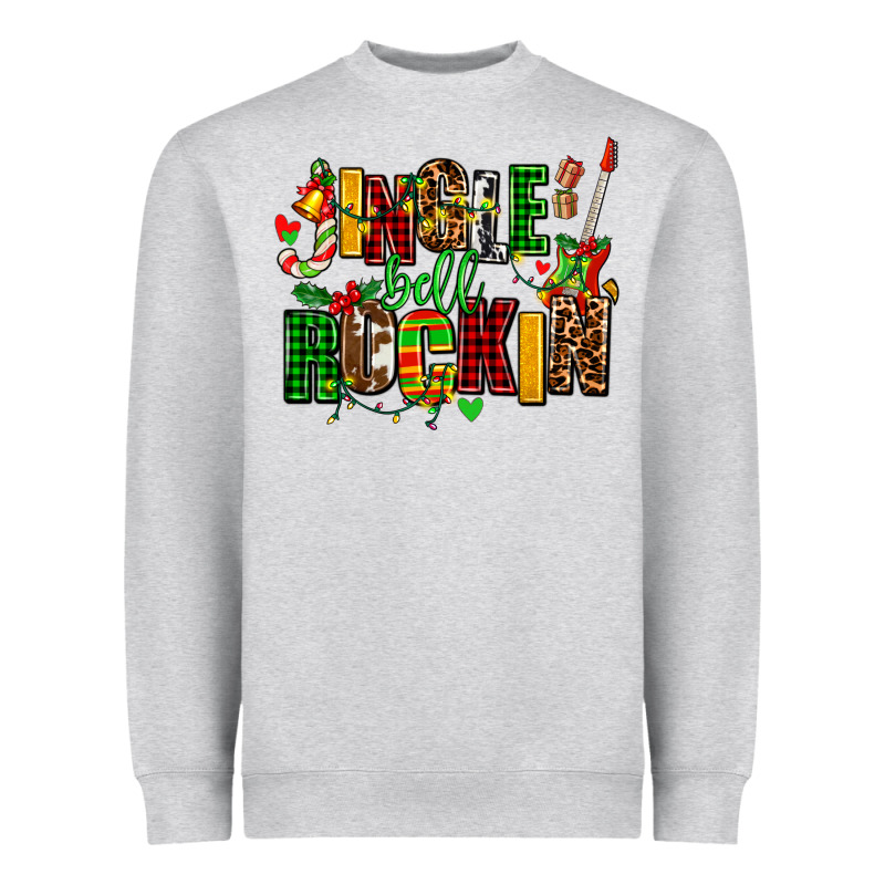 Jingle Bell Rockin Heavyweight Sweatshirt by AdoDesignShop | Teevron