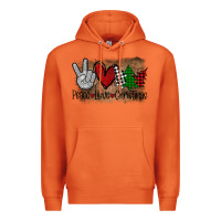 Carrot Peace Love Christmas Premium Hoodie - Bettercallsaul