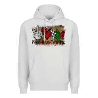 Dove Grey Peace Love Christmas Premium Hoodie - Bettercallsaul