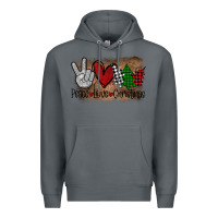 Rock Peace Love Christmas Premium Hoodie - Bettercallsaul