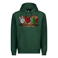Sports Green Peace Love Christmas Premium Hoodie - Bettercallsaul