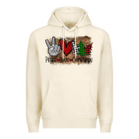 Tofu Peace Love Christmas Premium Hoodie - Bettercallsaul
