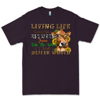 Plum living life somewhere between jesus take the wheel Premium Tee - texasbilliewilder
