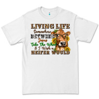 White living life somewhere between jesus take the wheel Premium Tee - texasbilliewilder
