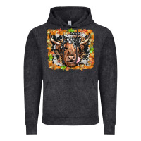 Vintage Arctic highland cow Vintage Hoodie - JahusDesignShop
