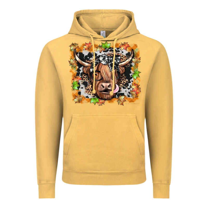Highland Cow Vintage Hoodie by JahusDesignShop | Teevron