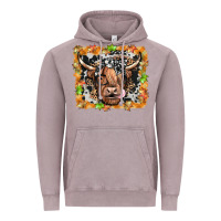 Vintage Zinc highland cow Vintage Hoodie - JahusDesignShop