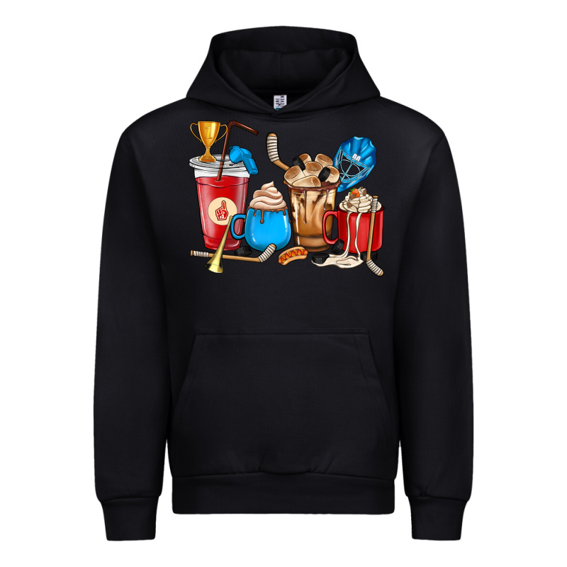 Hockey Coffee Cups Urban Hoodie by HowdyJamesFarm | Teevron