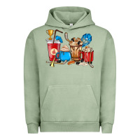 Pigment Oil Green Hockey coffee cups Urban Hoodie - HowdyJamesFarm