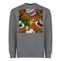 Storm christmas cake seamless pattern Heavyweight Sweatshirt - BundleAndBundleShop