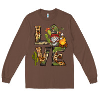Chestnut love camping gnome Long Sleeve Tee - BarkalooDesign