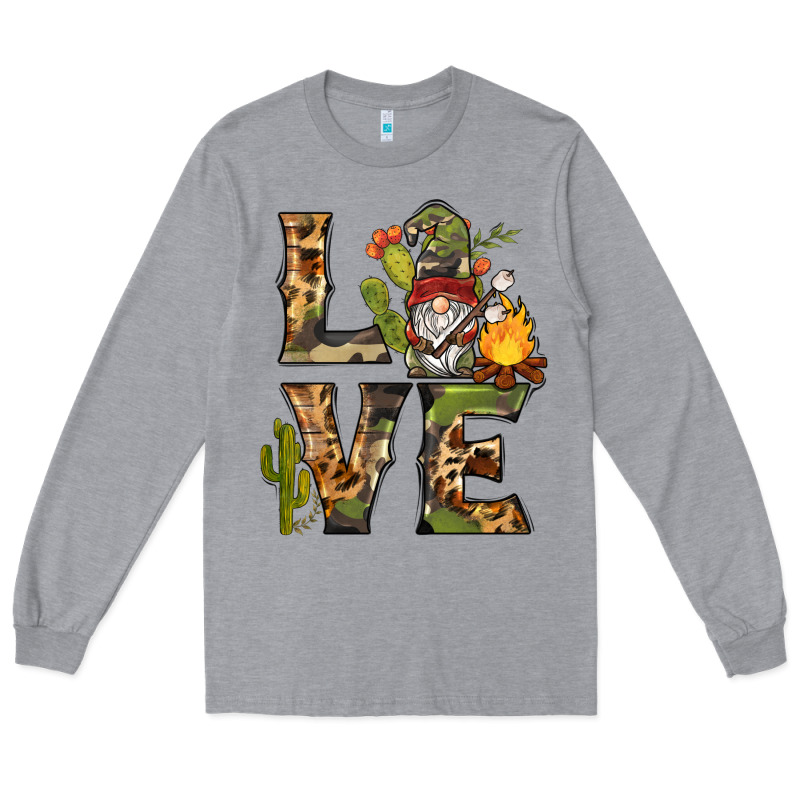 Love Camping Gnome Long Sleeve Tee by BarkalooDesign | Teevron