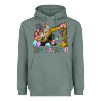 Sage Egg Cavator Easter Heavyweight Hoodie - BundleAndBundleShop