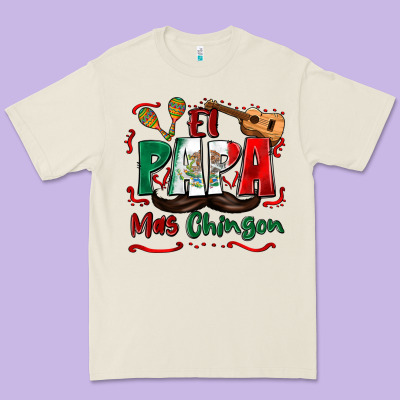 El Papa Mas Chingon Premium Tee Designed By Zillion Design Studio