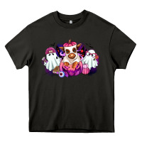 Asphalt Halloween ghost Heifer Heavy Core Tee - RanaPortraitStore