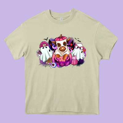 Heavy Core Tee Halloween ghost Heifer