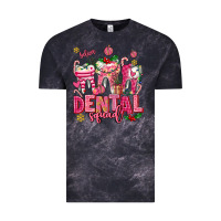 Cloud Black pink christmas teeth dental squad Vintage Tee - AdoDesignShop