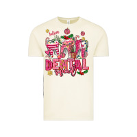 Vintage Arctic pink christmas teeth dental squad Vintage Tee - AdoDesignShop